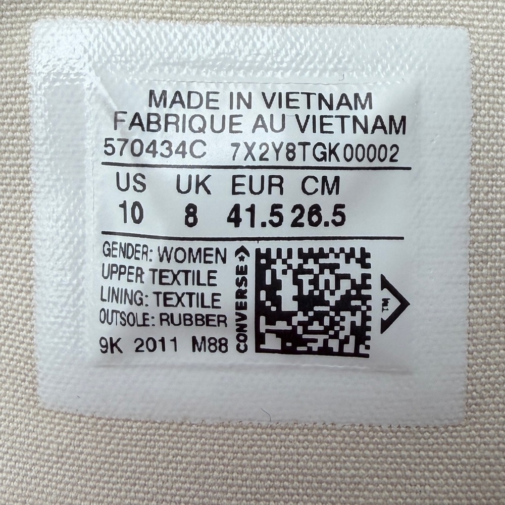 Converse Chuck Taylor Platform High Top Blue Gray Women’s 10 EU 41.5 - Picture 12 of 13